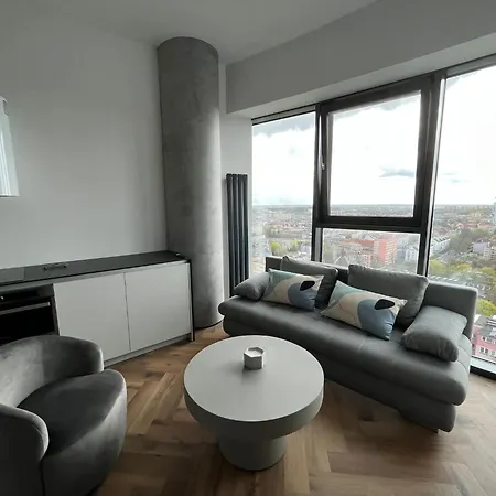 Apartment Hanza Tower Blue 19th Floor 2 Stettin